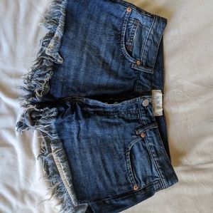 Free People High Waist Cut Off Shorts